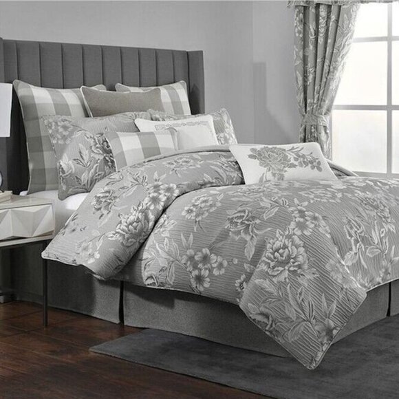 Rose Tree Other - NEW - Lot of 2 ROSE TREE Euro Shams Julianne Polyester Grey MSRP $180